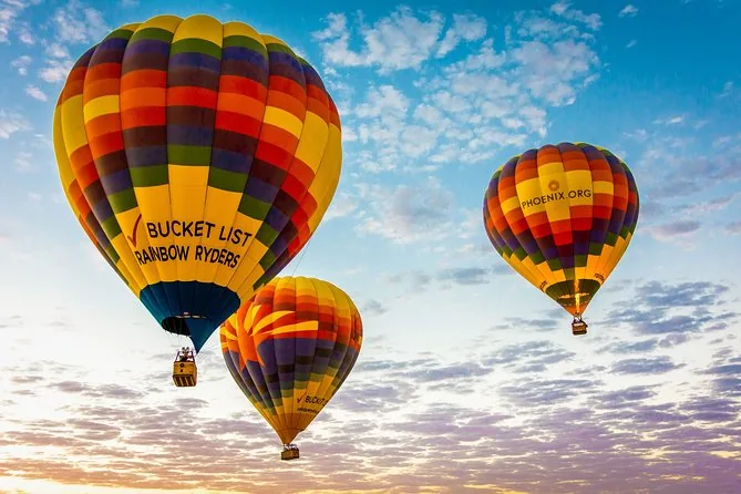 Volo in mongolfiera all'alba Rainbow Ryders